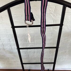 Tommy Hilfiger Striped Belt - Blue, White, Red